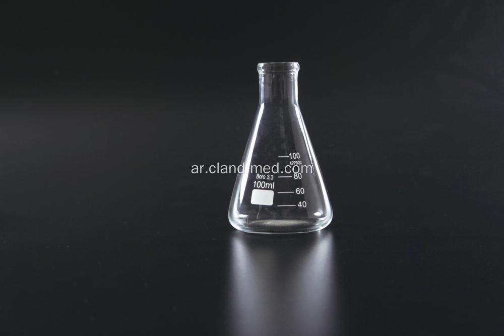 مخروطي قارورة Erlenmeyer مع التخرج