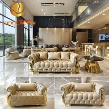 Modern Italian Minimalist Modular Corner Luxury Sofa Set for Living Room