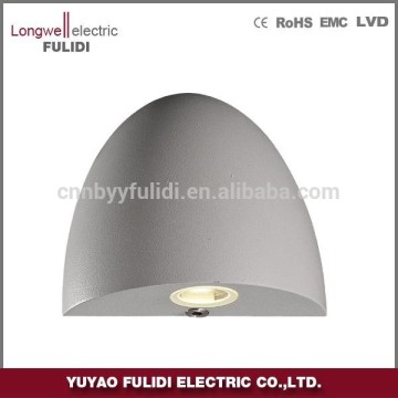 Luce a parete mezza luna in alluminio a led interno Light /decorativo a parete da esterno