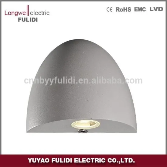 indoor led aluminium half moon wall light /decorative led outdoor wall lamp