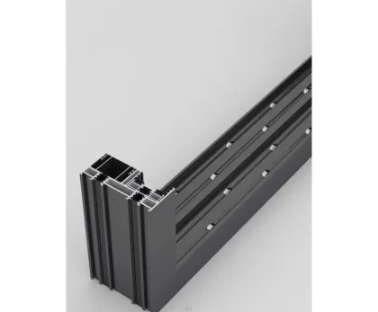 Panoramic narrow sliding door aluminum profile