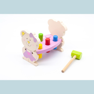 Jouet enfant en bois, voitures de jouets en bois, marteau de jouet en bois