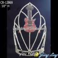 Fashion Guitar Music Pageant Crown For Girl