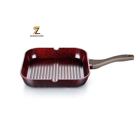Nonstick Square Griddle and Frying Pan Kitchen Utensils Collection for Cooking Steak and Pans