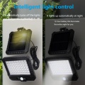 Sensor de movimiento humano Luz de la pared solar