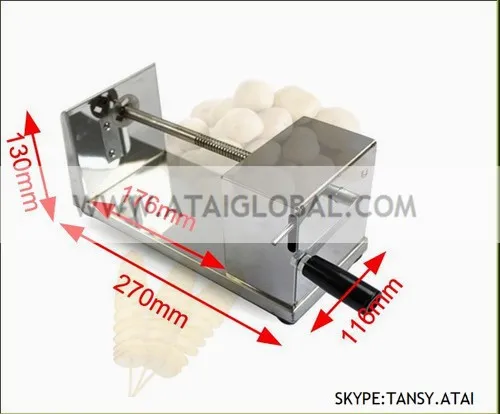 Hot Selling Stainless Steel Manual Spiral Potato Slicer