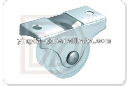 Plastic small furniture fixed caster wheel from caster factory