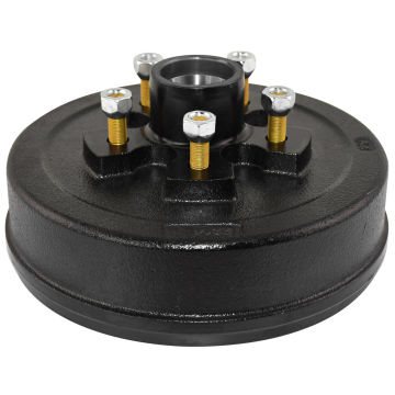 Electric 10" X 2-1/4" Trailer Brake Hub Drum Kit - 5 on 5" Wheel Pattern, 3500 lbs Axle