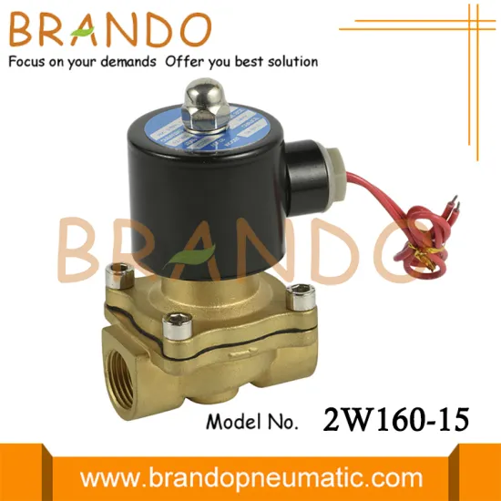 2W160-15 UW-15 1/2'' Brass Water Solenoid Valve