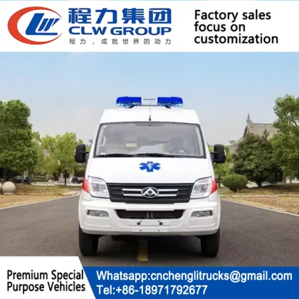 Chengli Factory Price 4x2 Datong V80 Short Axle Ambulance Van