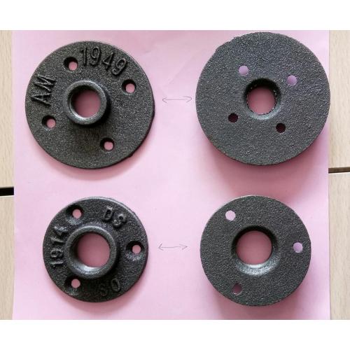 1/2'' 3/4" BSP Malleable Iron Floor Flange