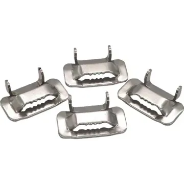 304 Stainless Steel Ear-lokt Buckle - Metal Buckle for Steel Cable Tie and Banding