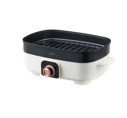 Multifunctional Electric Hot Pot Cooker: Frying, Steaming, and Cooking