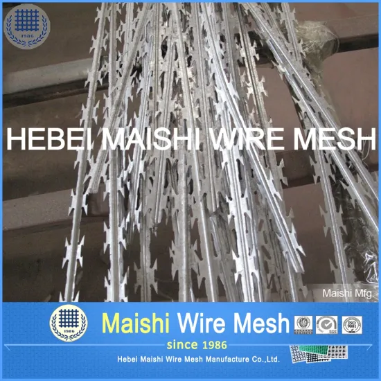 Straight Line Razor Wire Fence