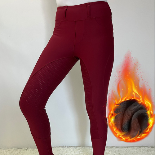 Winter Anti-pilling Full Silicone Women Breeches