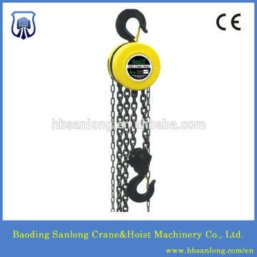 Lifting chain hoist and lifting chain block