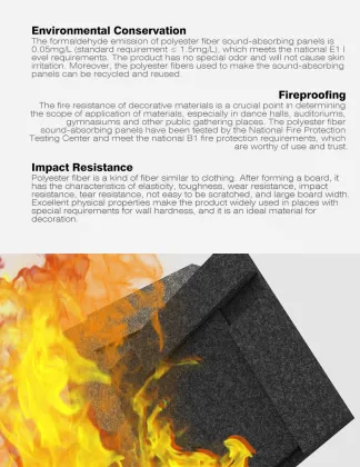 Creative 3D Wall Felt Soundproof Decorative Acoustic Panels