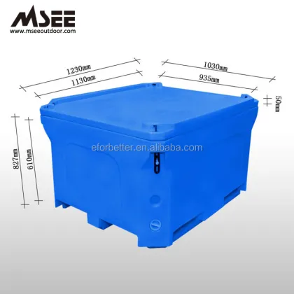 Insulated Fish Box: 1000L Rotomolded Fish Carrying Container