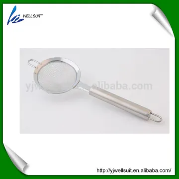 new design decorative stainless steel pasta strainer