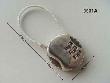 3 Digit Resettable Combination Padlock