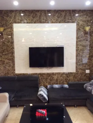 New Technology Shinning Glitter UV Marble Panel