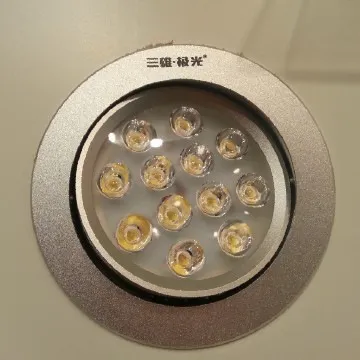 Aluminium 12W led spotlight fittings