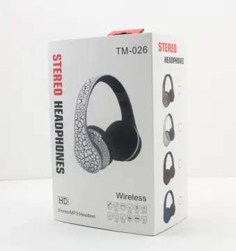 bluetooth wireless headset stereo headphone with good painting bluetooth speaker TF radio Mp3