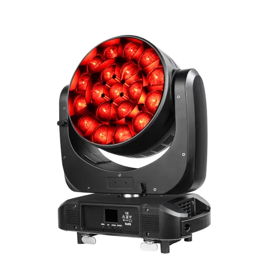 19x40W RGBW 4in1 Wash Zoom LED Moving Head Light with Macro Effect