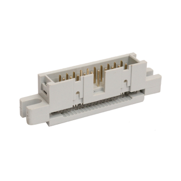 Gold Flash Grey IDC Connector 2.54mm Pitch Box Header with Ears - Good Price