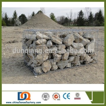 Rock filled gabion box
