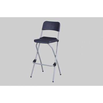 Silla de camping plegable de HDPE con patas de metal