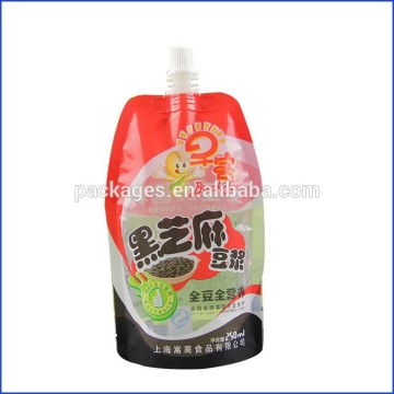 new products custom juice doypack pouch with spout