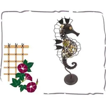 sea horse metal decoration