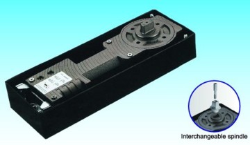 135kg 360 Degree Stop Function Glass Door Floor Spring (HS0219A)