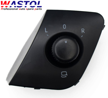 Newest Car Exterior Side Mirror Adjust Switch Knob For VW Seat Ibiza 2009-2015
