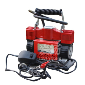 Doppelzylinder DC 12 V Reifeninflatorpumpe / Mini -Auto -Luftkompressor
