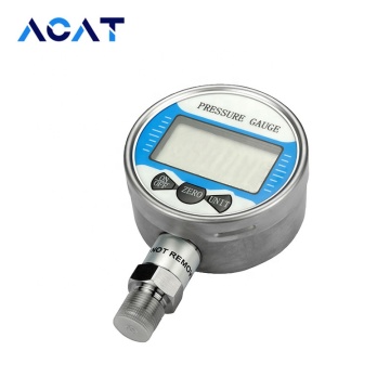 0.2%fs Accuracy Excavator Hydraulic & CO2 Pneumatic Pressure Gauge with LCD Display