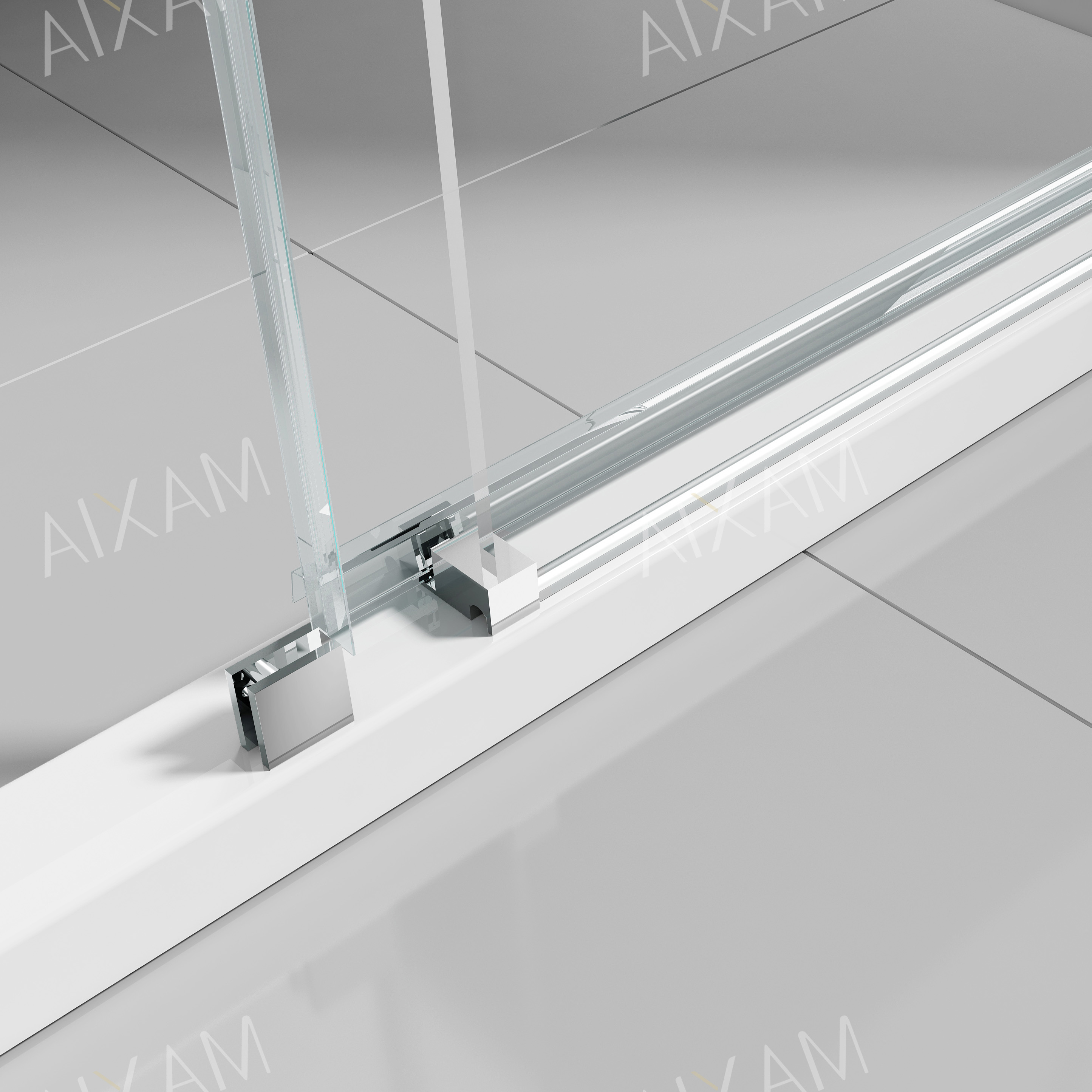 Золотой большой шкив для душа дверь