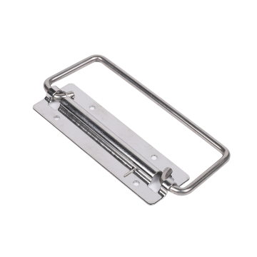 Boîte à outils en bois pliant en acier inoxydable avec boîtier de vol en métal et poignée de tiroir