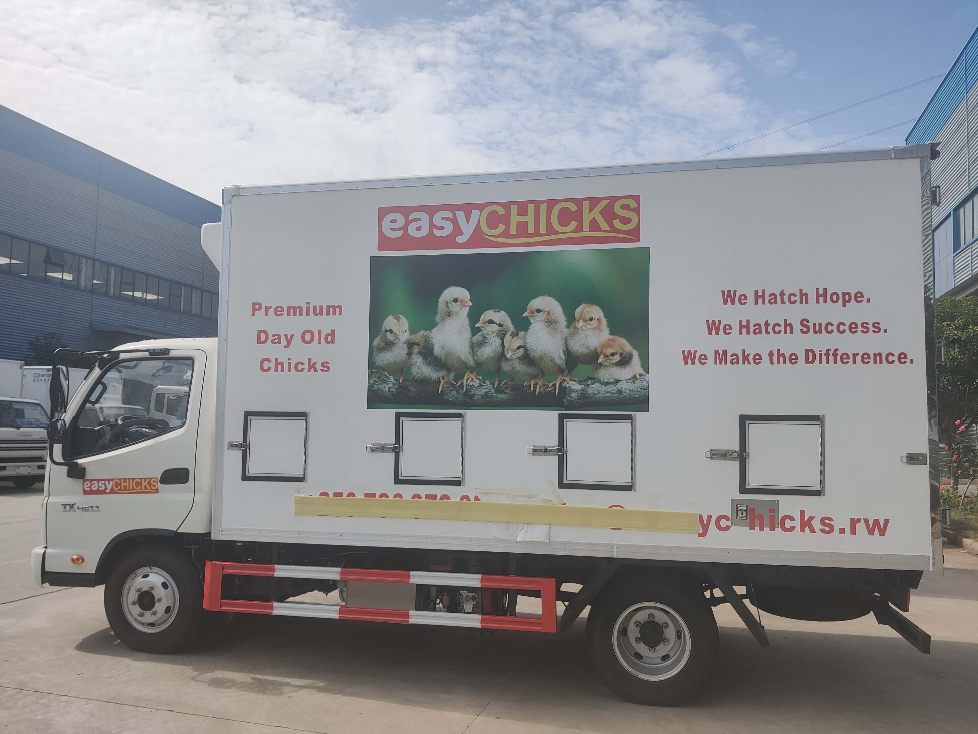 FOTON euro 3 animal baby shipping truck