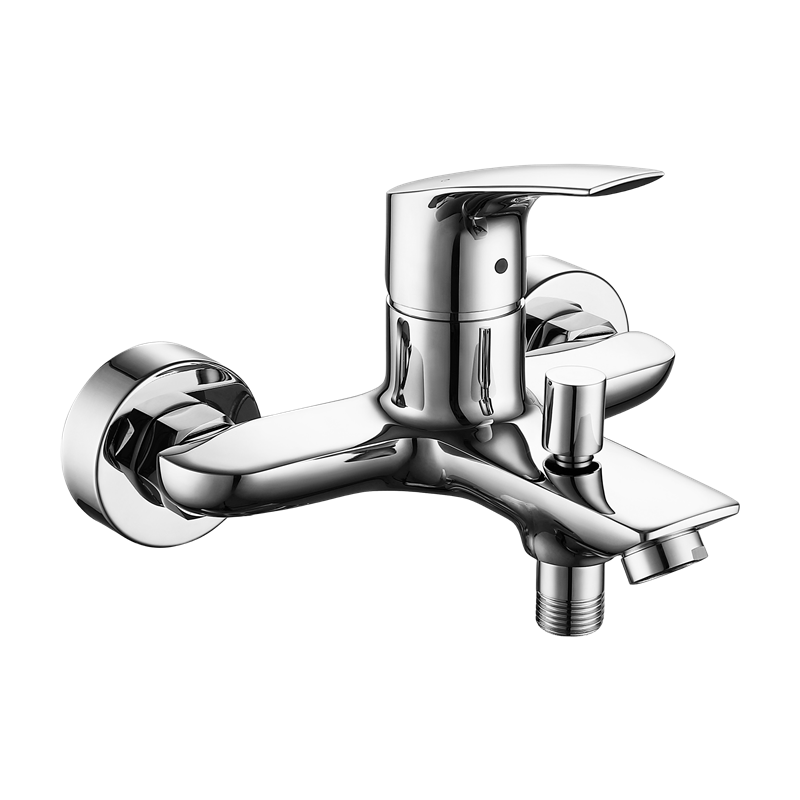 Single-lever exposed bath mixer 