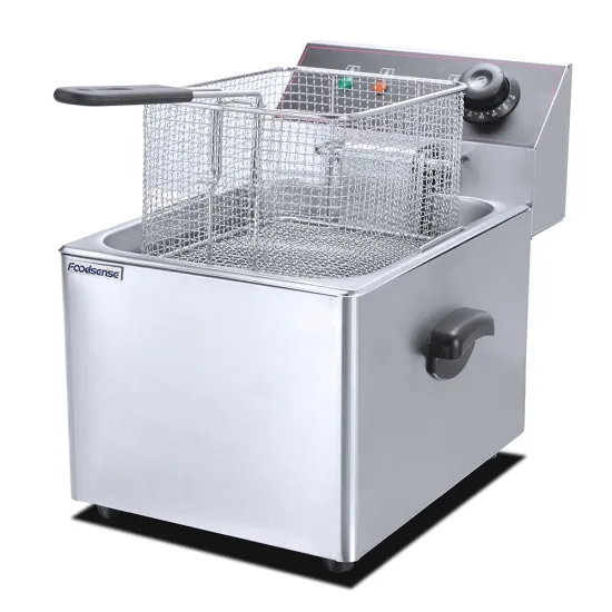 11L 1-Tank 1-Basket Professional Industrial Auto Lift Deep Potato Commercial Fryer Electric Machine