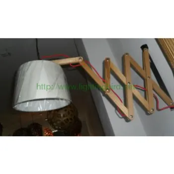 wooden  mordern wall  lamp