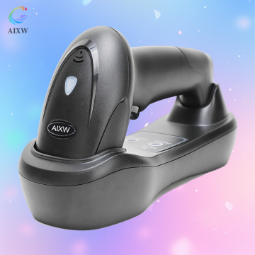 AIXW 1D QR 2D Wireless Barcode Scanner 433MHz Long Range
