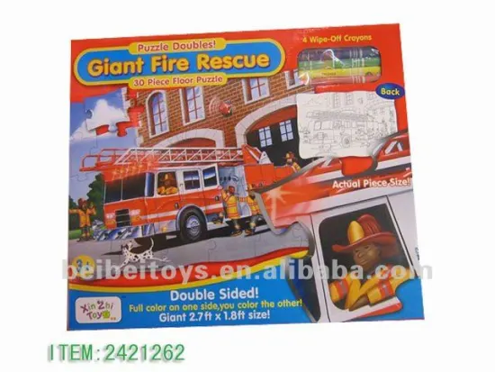 Fire Rescue Painting Jigsaw Puzzle
