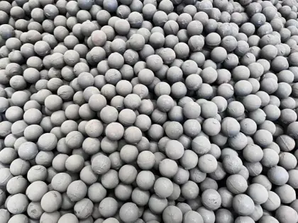 Tempered steel balls and low chromium steel balls