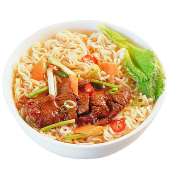 Noodles istantanei con vari sapori