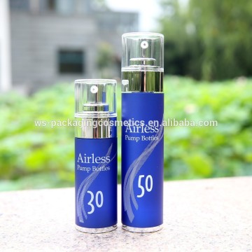 Wansheng Package Round Cosmetics Round SAN Airless Pump Bottle