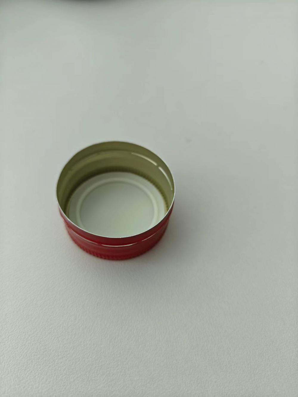 38mm Aluminum ROPP caps with TPE liners