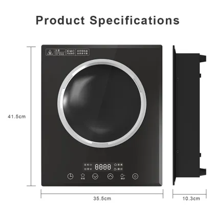 2800W Commercial Induction Wok Stove for Restaurants